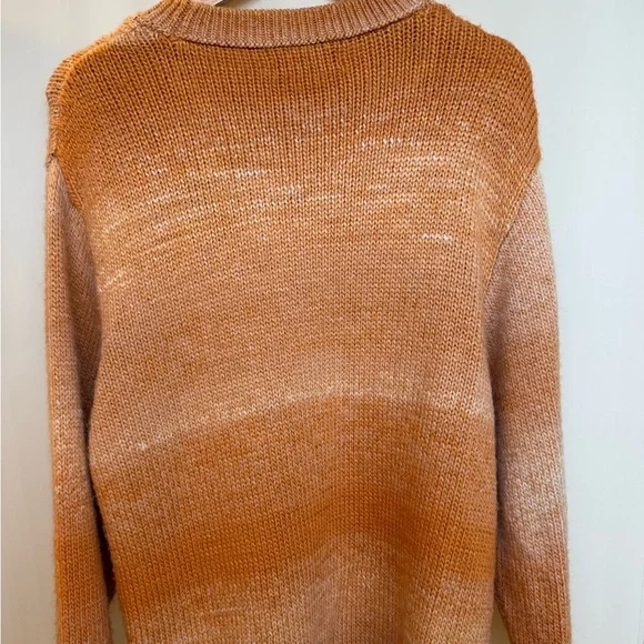 Zara Orange Knit Sweater - Picture 3 of 3